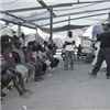 Jean-Robert encourages Haitians to send children in restavek to group and recreational activities in the tent camps.